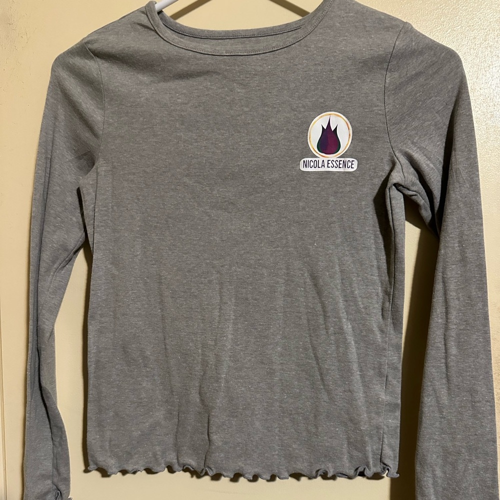 2 for 1 Art Class Heather Gray Long Sleeve Shirt